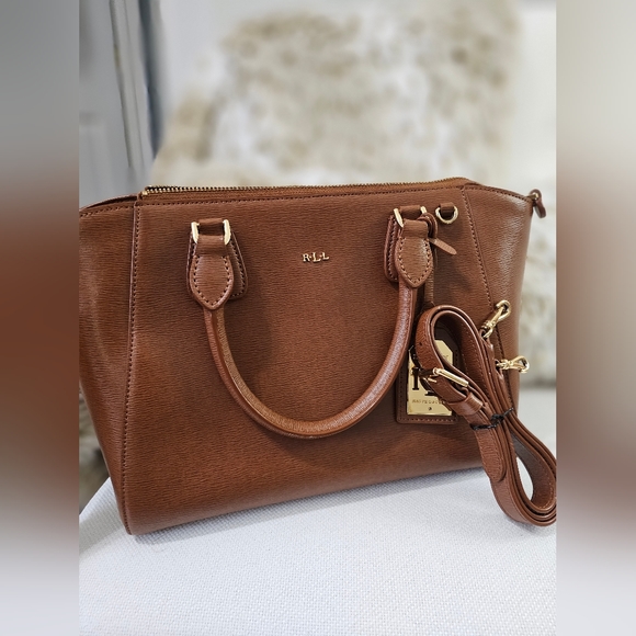 Ralph LAUREN Leather Satchel - Picture 9 of 17